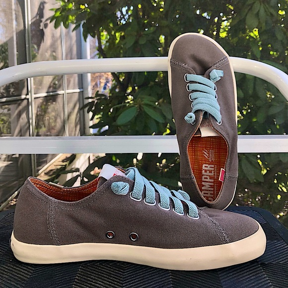 Camper Sneakers Women's Canvas Alicant Blue Size 37 (US 7) - Picture 5 of 8